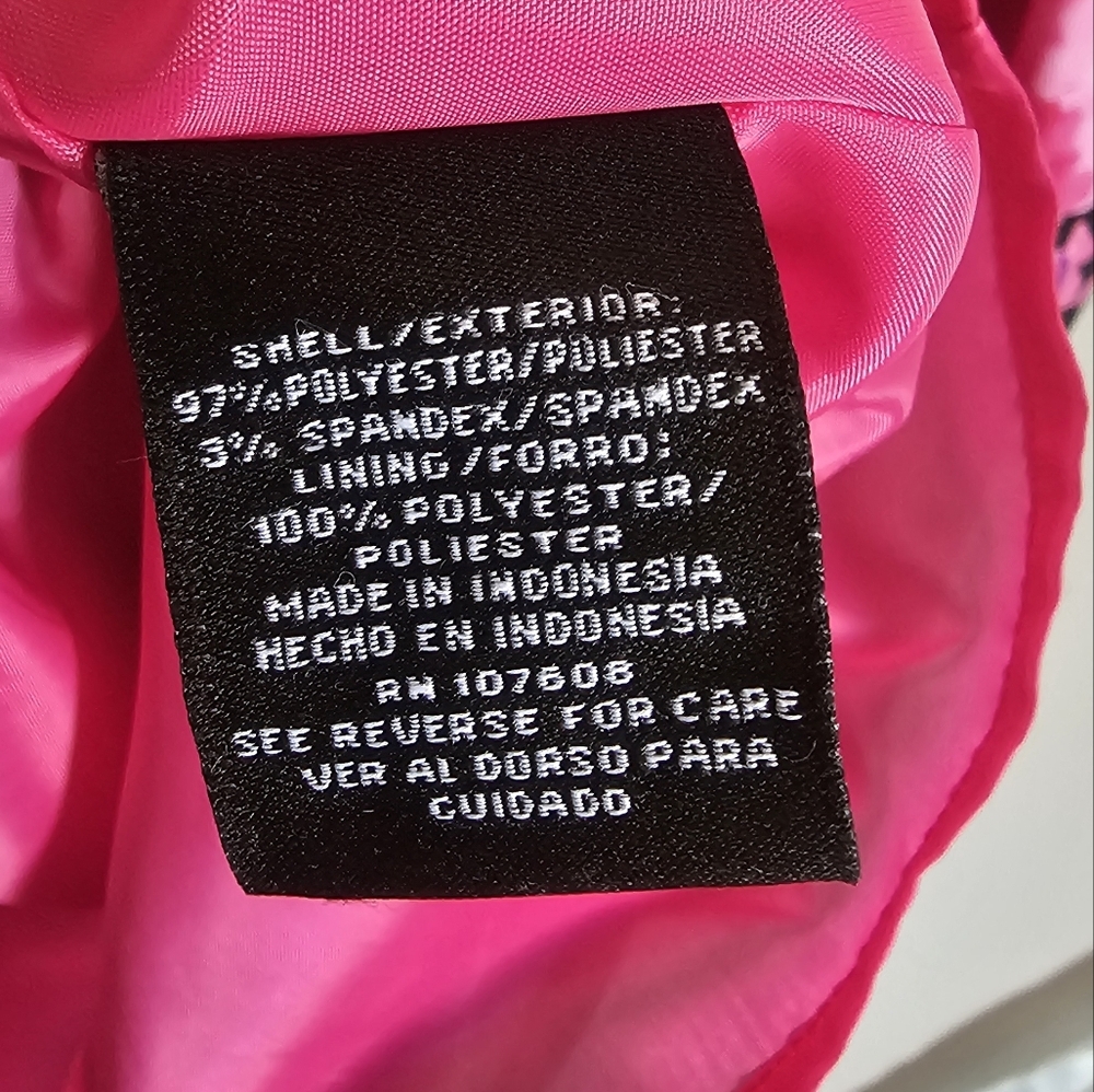 Chetta B‎ Pink Black Floral KneeLength Pleated Midi Dress Y2K Barbiecore Size 10 - Picture 4 of 13